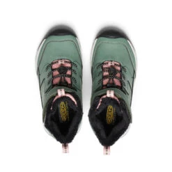 Keen Little Kids' Skua Waterproof Winter Boot | Dark Forest/Rose Elegance -Keen d828444f8dcccdc21932a319f5714efe53014630