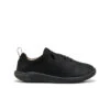 Keen Big Kids' KNX Leather Sneaker | Triple Black
