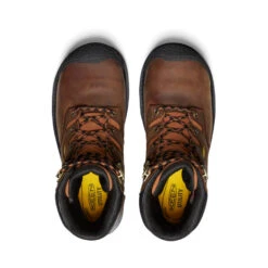 Keen Men's Camden 8" Insulated Waterproof Boot (Carbon Toe) | Leather Brown/Black -Keen d9ecb32720293995bb4c6406c88ceb5324eecbd2