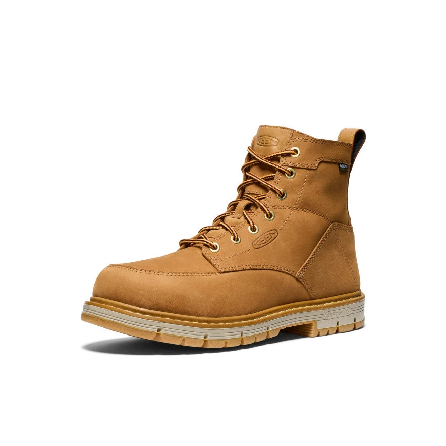 Keen Men's San Jose 6" Waterproof 90° Heel Boot (Soft Toe) | Bistre/Gum 3 Keen Men's San Jose 6" Waterproof 90° Heel Boot (Soft Toe) | Bistre/Gum - Image 3
