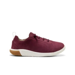 Keen Big Kids' KNX Leather Sneaker | Fig/Star White