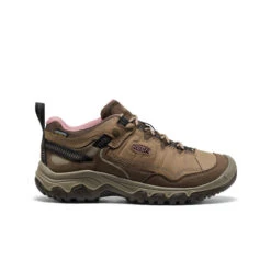 Keen Women's Targhee IV Waterproof Hiking Shoe | Brindle/Nostalgia Rose