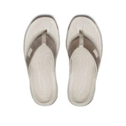 Keen Women's Kona Leather Flip-Flop | Brindle/Silver Birch -Keen e15c89f16cd1b95529e88b82b5cf20e48928421b