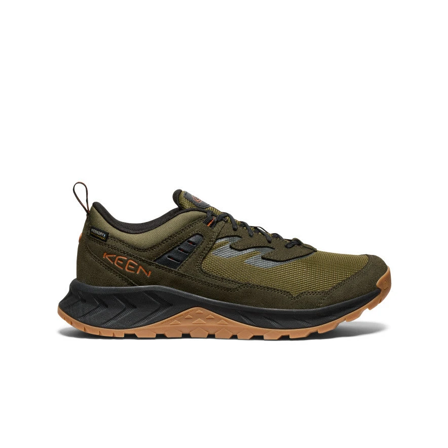Keen Men's Hightrail Waterproof Hiking Shoe | Winter Moss/Gold Flame 1 Keen Men's Hightrail Waterproof Hiking Shoe | Winter Moss/Gold Flame