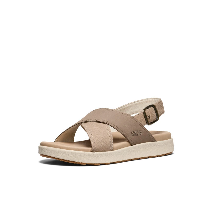 Keen Women's Elle Luxe Cross Strap Sandal | Plaza Taupe/Brindle 3 Keen Women's Elle Luxe Cross Strap Sandal | Plaza Taupe/Brindle - Image 3