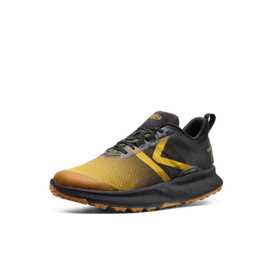 Keen Men's 450 Dirt Waterproof Hiking Shoe | Lemon Curry/Black 3 Keen Men's 450 Dirt Waterproof Hiking Shoe | Lemon Curry/Black - Image 3