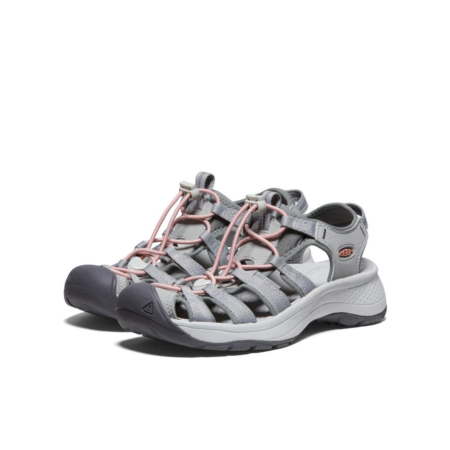Keen Women's Astoria West Sandal | Grey/Coral 2 Keen Women's Astoria West Sandal | Grey/Coral - Image 2