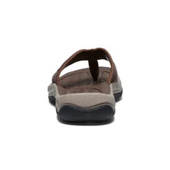 Keen Men's Kona Leather Flip-Flop | Java/Dark Earth -Keen e7f2413cfebc53c767f5eb5cafddd73d7f5c648b