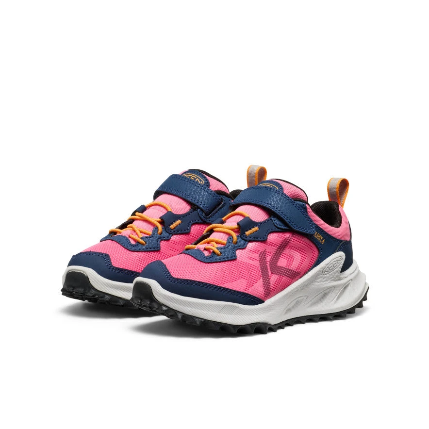 Keen Little Kids' Zionic Waterproof Shoe | Naval Academy/Pink Lemonade 2 Keen Little Kids' Zionic Waterproof Shoe | Naval Academy/Pink Lemonade - Image 2