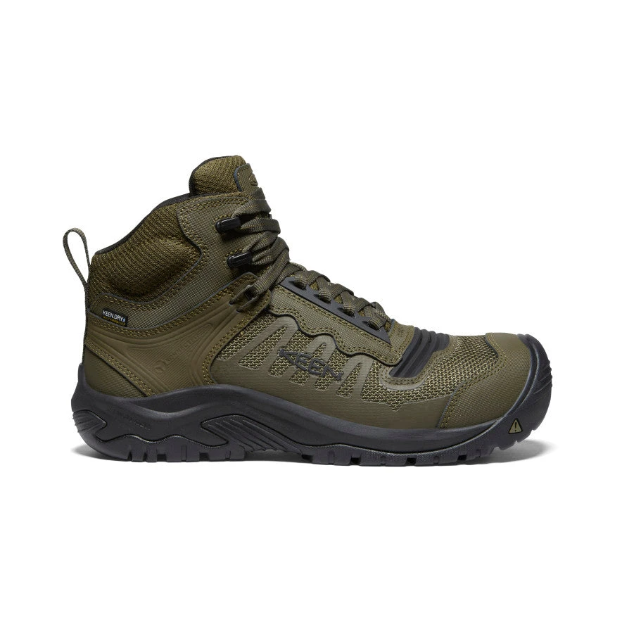 Keen Men's Reno Mid Waterproof (Carbon Toe) | Dark Olive/Black 1 Keen Men's Reno Mid Waterproof (Carbon Toe) | Dark Olive/Black