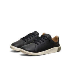 Keen Men's KNX Leather Sneaker | Black/Star White -Keen efe83566cd478c7b87c86b8ed0d8a5bb499b8733