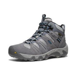 Keen Women's Headout Waterproof Hiking Boot | Steel Grey/Blue Heaven -Keen f19ee28ff5c3a0fa00d3ea581523413aa385035d