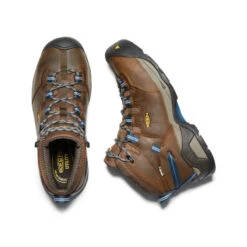 Keen Men's Detroit XT Waterproof Boot (Steel Toe) | Cascade Brown/Orion Blue -Keen f38568587b4087644b04031c2f9f96ae155455b5