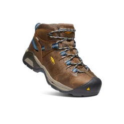 Keen Men's Detroit XT Waterproof Boot (Steel Toe) | Cascade Brown/Orion Blue -Keen f4686a6d08c748712c90f1cdaadaf1e34ab897f3