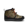 Keen Little Kids' Howser II Waterproof Chukka | Dark Olive/Gold Flame