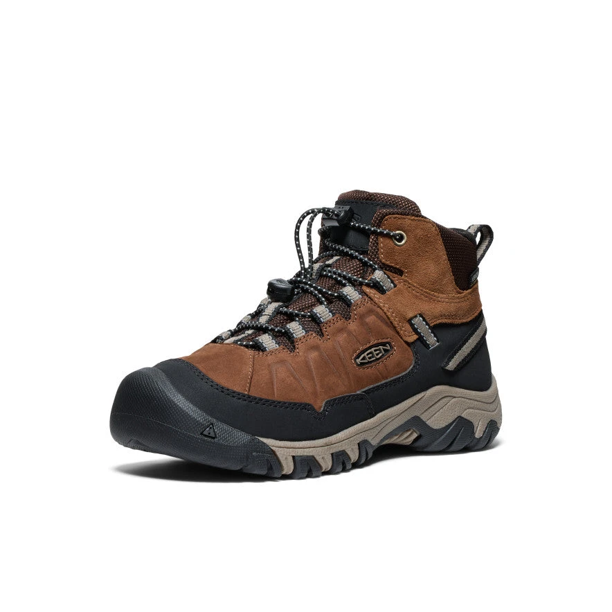 Keen Big Kids' Targhee IV Waterproof Hiking Boot | Bison/Brindle 3 Keen Big Kids' Targhee IV Waterproof Hiking Boot | Bison/Brindle - Image 3