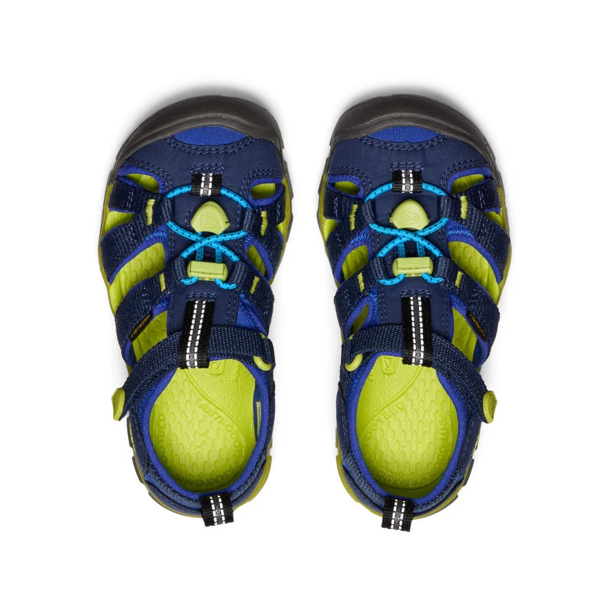 Keen Little Kids' Seacamp II CNX | Naval Academy/Chartreuse 4 Keen Little Kids' Seacamp II CNX | Naval Academy/Chartreuse - Image 4