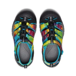 Keen Big Kids' Newport H2 | Rainbow Tie Dye -Keen f8074ac1af776b79b03c5436b5a4280ee176c3fb