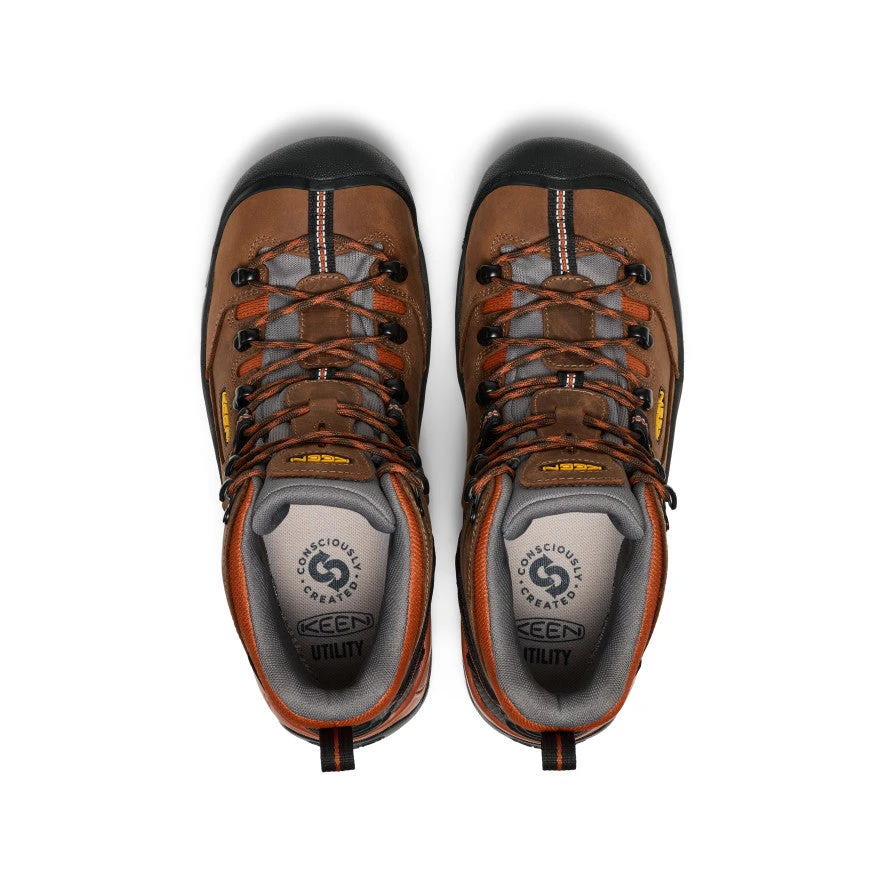 Keen Men's Pittsburgh Energy 6" Waterproof Boot (Soft Toe) | Cascade Brown/Black 4 Keen Men's Pittsburgh Energy 6" Waterproof Boot (Soft Toe) | Cascade Brown/Black - Image 4