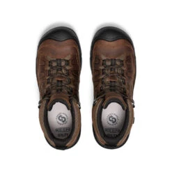 Keen Men's Targhee IV Waterproof Work Boot (Carbon Toe) | Dark Earth/Black -Keen fea51f736af9fcf4f5f503ddb31e6807386746d1
