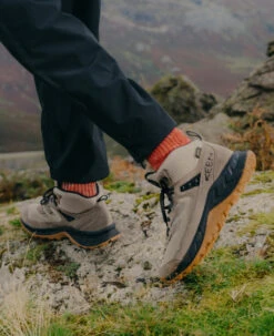 Keen Men's Hightrail Waterproof Hiking Boot | Brindle/Oak Buff -Keen men smid lifestyle 02 7f9cd669 ed1e 43e5 9fe4 3948577408b0